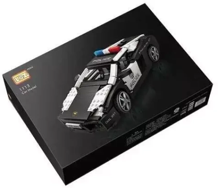 Klocki Konstruktywne Samochód Policyjny - Nice Idea