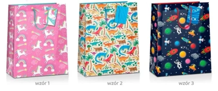 Torba prezentowa Kids 45x33x10cm MIX - Pan Dragon