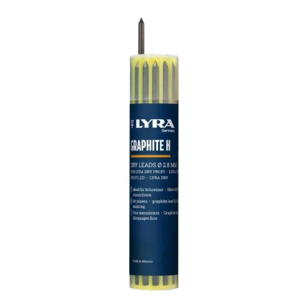 Sztyft do markera konstrukcyjnego grafit H 12szt - Lyra