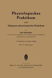 Physiologisches Praktikum - Emil Abderhalden