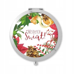 Lusterko świąteczne z napisem Wesołych Świąt - Be-Happy Gifts