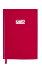 Kalendarz 2026 A5 Ekonomiczny dzienny V1 czerwony K-A5D E - AVANTI