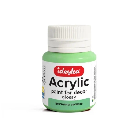 Farba akrylowa Wiosenna zieleń 20ml - Ideyka