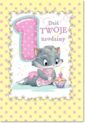 Kartka okolicznościowa Urodziny Roczek MF06 - Trend