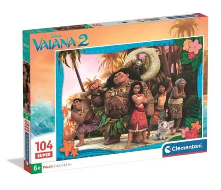 Puzzle 104 Super Kolor Vaiana 2 - Clementoni