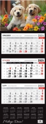 Kalendarz 2026 trójdzielny premium pieski - Pan Kalendarzyk