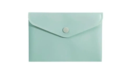 Teczka koperta A6 PP zieleń morandi - Biurfol
