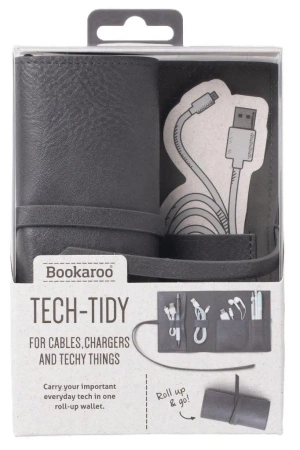 Magnetyczny organizer do kabli podróżny grafitowy - IF