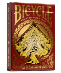 Karty do gry Bicycle Dragon Red - USPC
