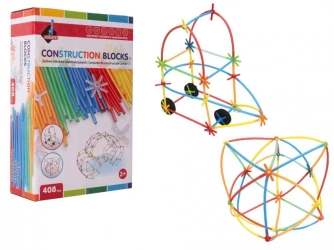 Klocki słomki MIDI 408 elementów - Askato