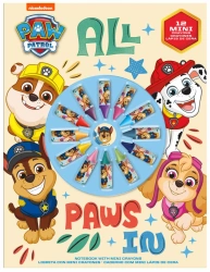 Zestaw do kolorowania z 12 mini kredkami Paw Patrol PW19957 - Kids Euroswan