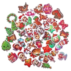 Naklejki winylowe Boże Narodzenie 4-6cm 50szt - Dalprint dpCraft