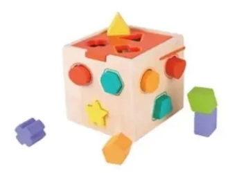 Układanka drewniana klasyczna do sortowania - Madej