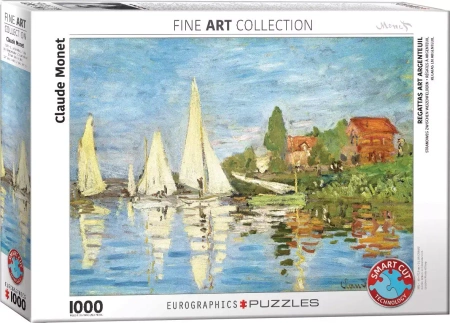 Puzzle 1000 elementów. Regaty w Argenteui, Claude Monet - Eurographics