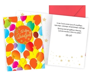 Karnet Urodziny - Kukartka