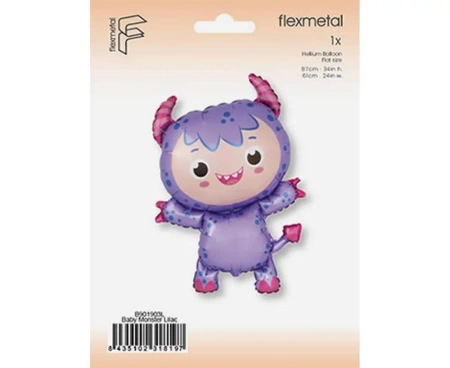 Balon foliowy Mały liliowy potwór 86cm - Godan