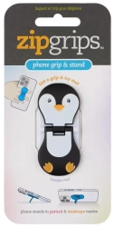 ZipGrip uchwyt na palce do telefonu Pingwin - Thinking Gifts