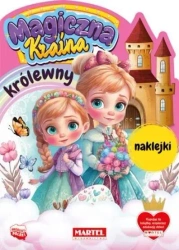 Magiczna kraina. Królewny z naklejkami - praca zbiorowa