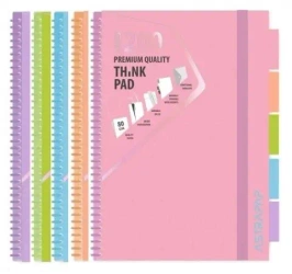 Kołozeszyt A5/200K PP Pastel ASTRA - ASTRA papiernicze