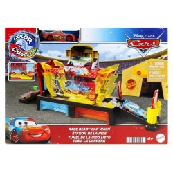 Cars. Myjnia samochodowa + autko ze zmianą koloru - Mattel
