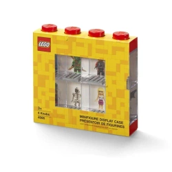 Lego(R) witrynka na 8 minifigurek czerwona - NHG