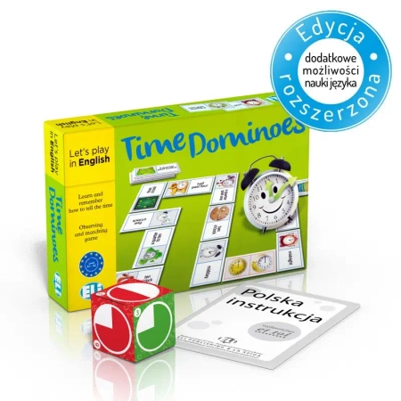 Gra językowa Angielski Time Dominoes. - ELI