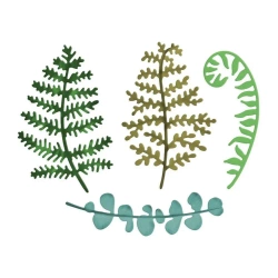 Zestaw wykrojników - Delikatne liście 4szt - Dalprint dpCraft