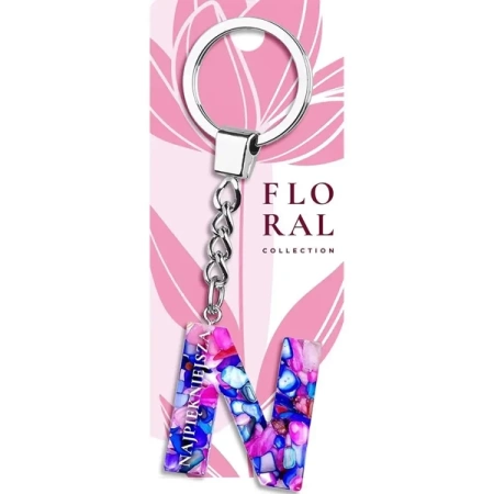 Brelok Literka Najpiękniejsza - Be-Happy Gifts