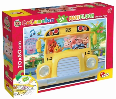 Cocomelon - Dwustronne puzle podłogowe 35 - Lisciani