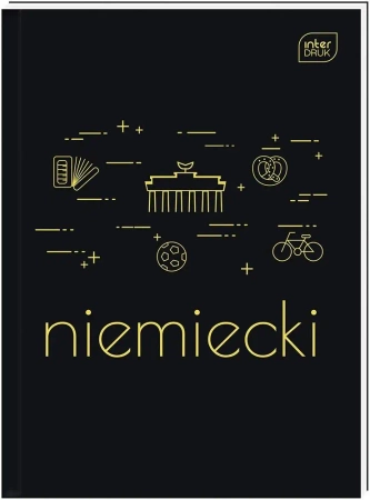 Brulion A5/80K kartka M 70g Niemiecki (5szt) - INTERDRUK