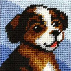 Haft. Moje pierwsze wyszywanie - Piesek - Anex-bis