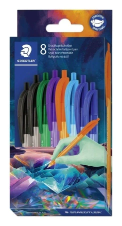 Długopis trójkątny Multiverse 8 kolorów - Staedtler