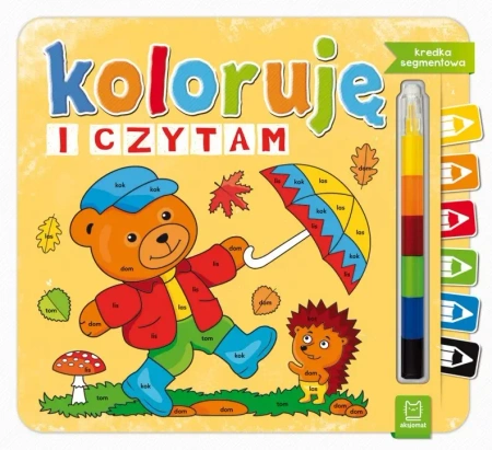 Koloruję i czytam. Kredka segmentowa - Anna Podgórska