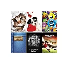 Okładka na legitymację szkolną z nadrukiem MIX - Panta Plast
