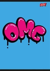 Paczka Zeszyt A5 60k linia street art. mix pakiet 10 sztuk - ST-Majewski