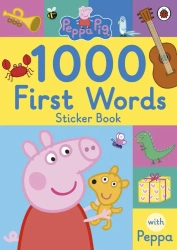 1000 First Words Sticker Book. Peppa Pig wer. angielska - opracowanie zbiorowe