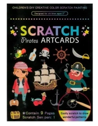 Obrazek do zdrapywania Piraci 9szt - Fandy