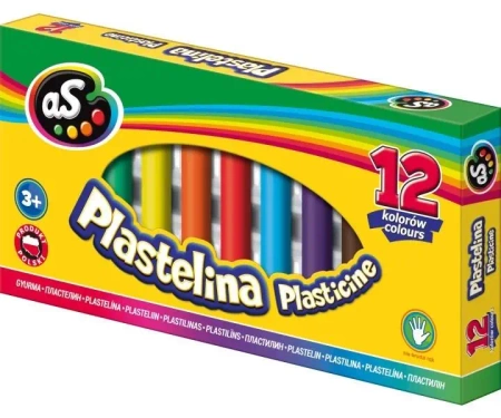 Plastelina 12 kolorów AS - ASTRA papiernicze