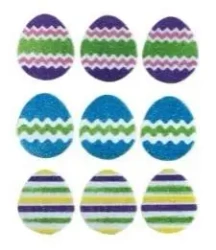 Naklejki z pianki z brokatem