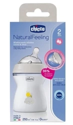 Butelka plastik NaturalFeeling 250ml 2m+ - Chicco