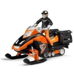 Skuter śnieżny z kierowcą i akcesoriami - Bruder