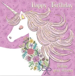 Karnet KW Urodziny - Klacz jednorożec - Henry