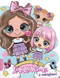 Kolorowanka z naklejkami. Przyjaciółki - praca zbiorowa