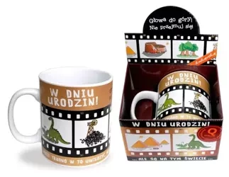 Kubek Gigant W dniu urodzin - Kukartka