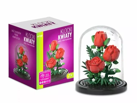 Klocki pod kloszem róże - Artyk