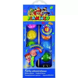 Farby akwarelowe 12 kolorów - Titanum