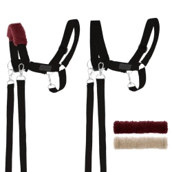 Kantar dla Hobby Horse wodze + futerka czarny - Handlosfera