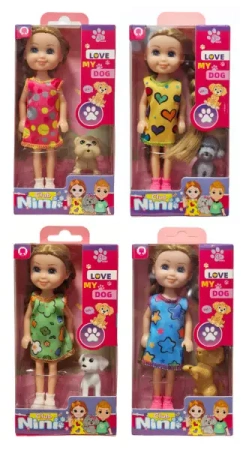 Lalka z pieskiem MIX - SWEDE