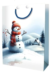 Torebka ozdobna Święta BN Bałwan mała - DaVinci