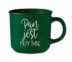 Kubek vintage - Pan jest przy tobie - Szaron